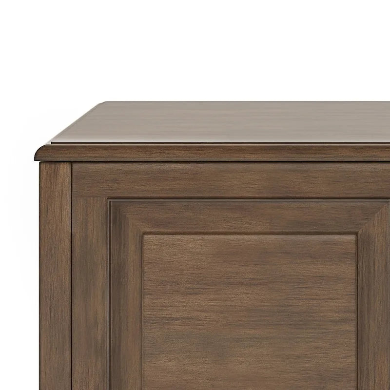 WYNDENHALL Hampshire SOLID WOOD 51 inch Wide Traditional Storage Bench Trunk - 51 W x 18 D x 20.75 H