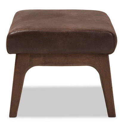 Mid-Century Ottoman by Baxton Studio
