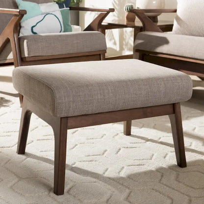 Mid-Century Ottoman by Baxton Studio