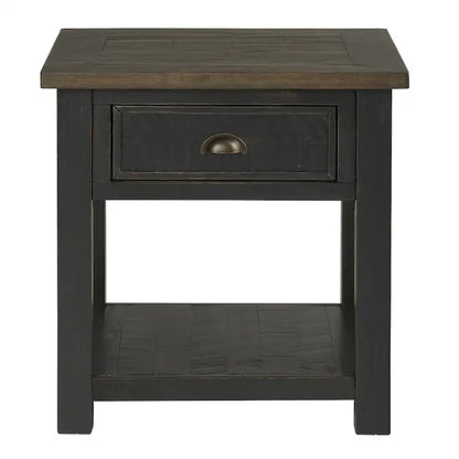 The Gray Barn Downington Solid Wood End Table