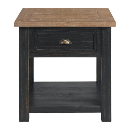 The Gray Barn Downington Solid Wood End Table