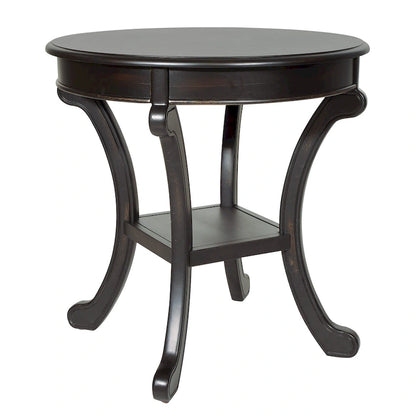 Copper Grove Korostyshiv Hand-painted Transitional Accent Table
