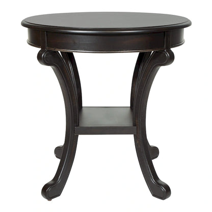 Copper Grove Korostyshiv Hand-painted Transitional Accent Table
