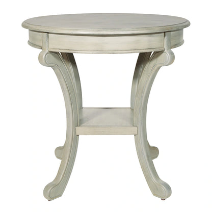 Copper Grove Korostyshiv Hand-painted Transitional Accent Table