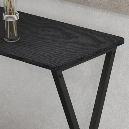 33.5 Narrow Sofa Table with Storage Shelf