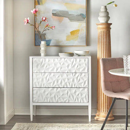 Simple Living Marquise 3-Drawer Accent Cabinet