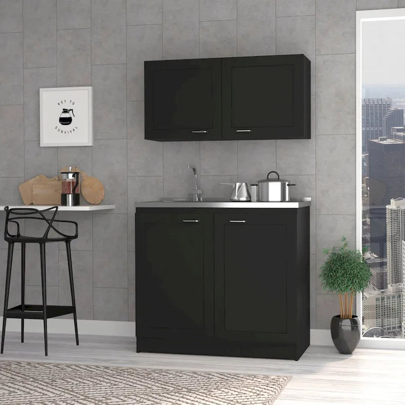 FM Furniture Perseus Cabinet Set, Two Parts Set