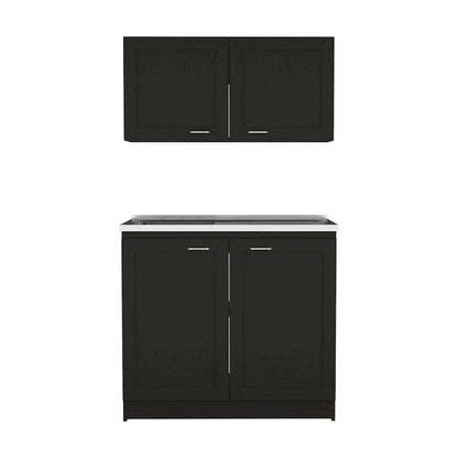 FM Furniture Perseus Cabinet Set, Two Parts Set