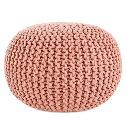 Asilah Indoor and Outdoor Round Pouf - 20X20X14