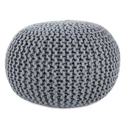 Asilah Indoor and Outdoor Round Pouf - 20X20X14
