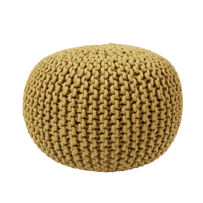 Asilah Indoor and Outdoor Round Pouf - 20X20X14