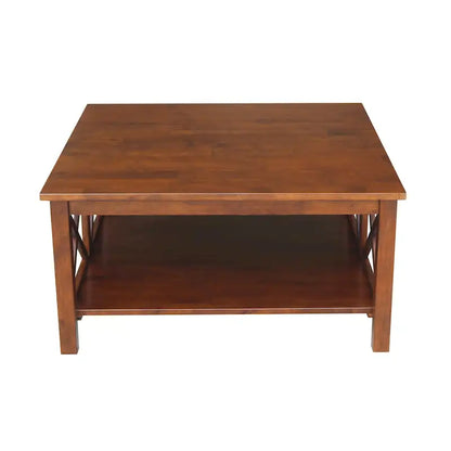 International Concepts Hampton Solid Wood Square Coffee Table - 36 x 36
