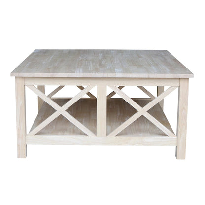 International Concepts Hampton Solid Wood Square Coffee Table - 36 x 36