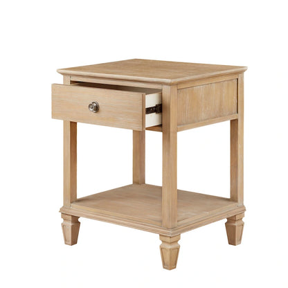 Madison Park Signature Victoria Light Natural Bedside Table
