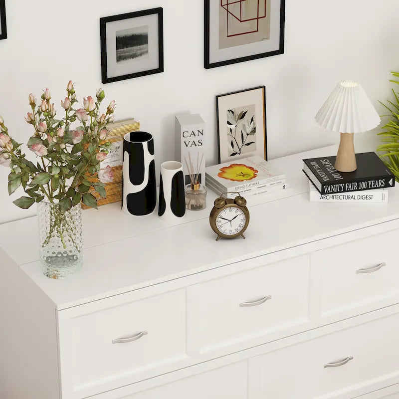 Dresser Full Murphy Bed White For Party Room Home Office Space Saving