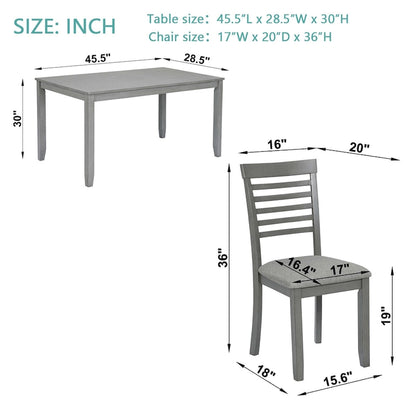 6 Piece Kitchen Dining Set