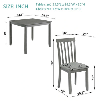 6 Piece Kitchen Dining Set