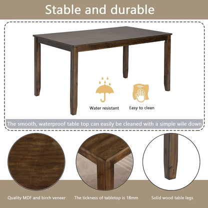 6 Piece Kitchen Dining Set
