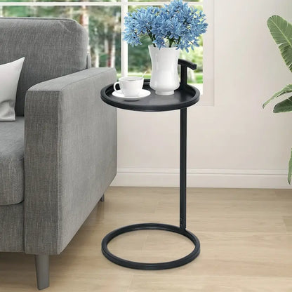 Maypex Round Metal Accent Table & C Table
