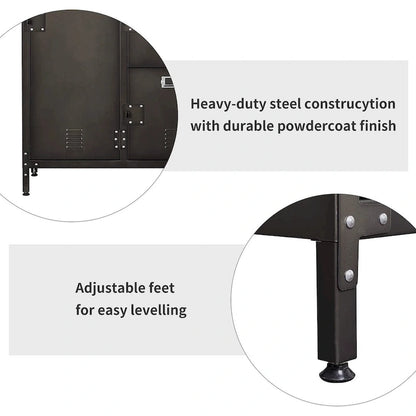 6 Doors Metal Locker Storage Cabinet