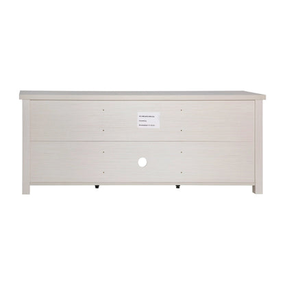 Classic TV Stand for up to 80 TVs-Glass Fronted Doors-Modern Finish - 65W x 16D x 23.625H