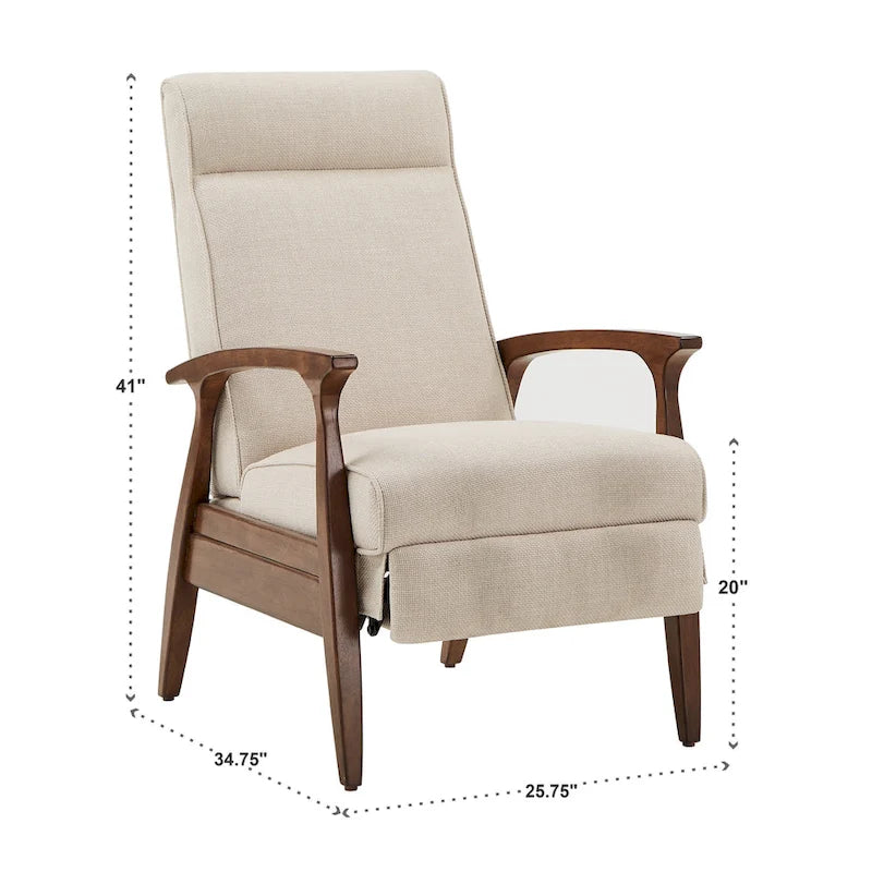 Notker 25.75 Wide Mid-Century Recliner by iNSPIRE Q Modern