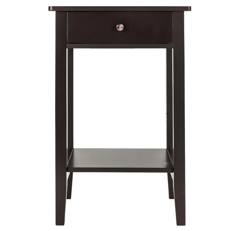 Porch & Den Anne Court Brown 2-tier 1-drawer End Table