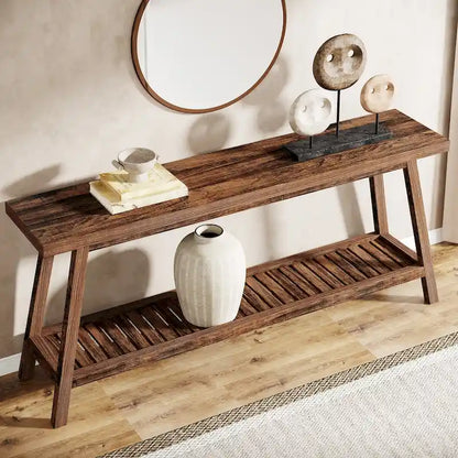 Farmhouse 70.9 Inches Console Entryway Table