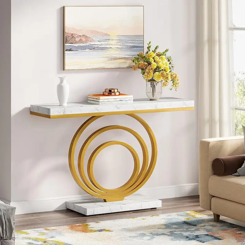 41 Inches Entryway Console Table Accent Talbe for Living Room Entrance