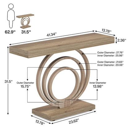 41 Inches Entryway Console Table Accent Talbe for Living Room Entrance