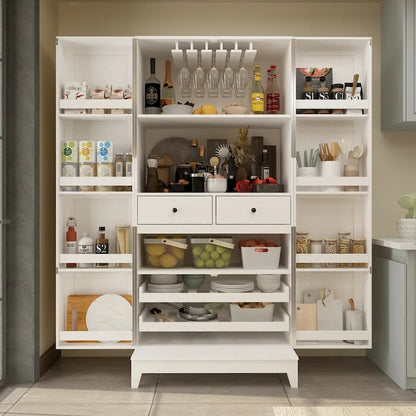 Multifunctional Kitchen Cabinetand Wine Cabinet Wine Glass Rack Pantry