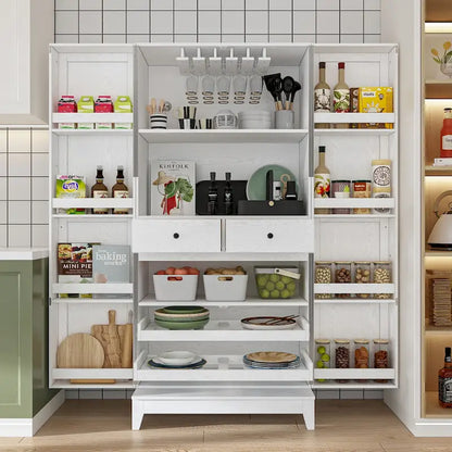 Multifunctional Kitchen Cabinetand Wine Cabinet Wine Glass Rack Pantry