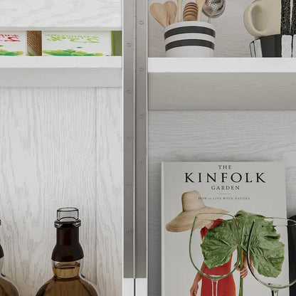Multifunctional Kitchen Cabinetand Wine Cabinet Wine Glass Rack Pantry