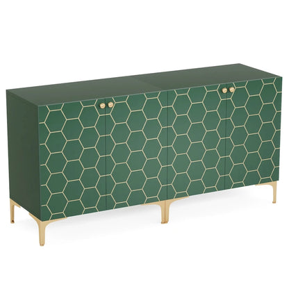 31.5 Modern Accent Storage Cabinet for Living Room Kitchen (Set of 2 )