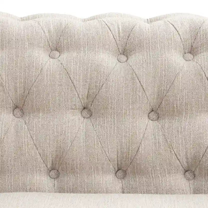 Morden Fort Sofa Chair Tufted Upholstered Chesterfield Armchair