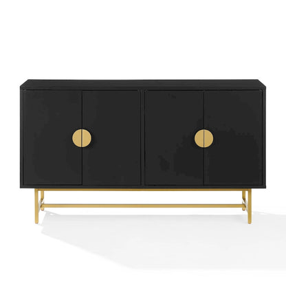Crosley Blair Sideboard Dark Brown/Gold