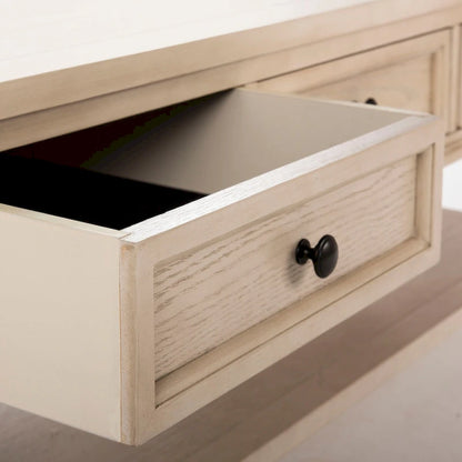 SAFAVIEH Tressie Sepia Traditional Rectangle Coffee Table - 54 x 23.6 x 19.3 - 54Wx24Dx19H