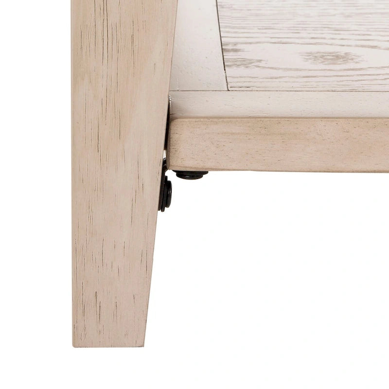 SAFAVIEH Tressie Sepia Traditional Rectangle Coffee Table - 54 x 23.6 x 19.3 - 54Wx24Dx19H