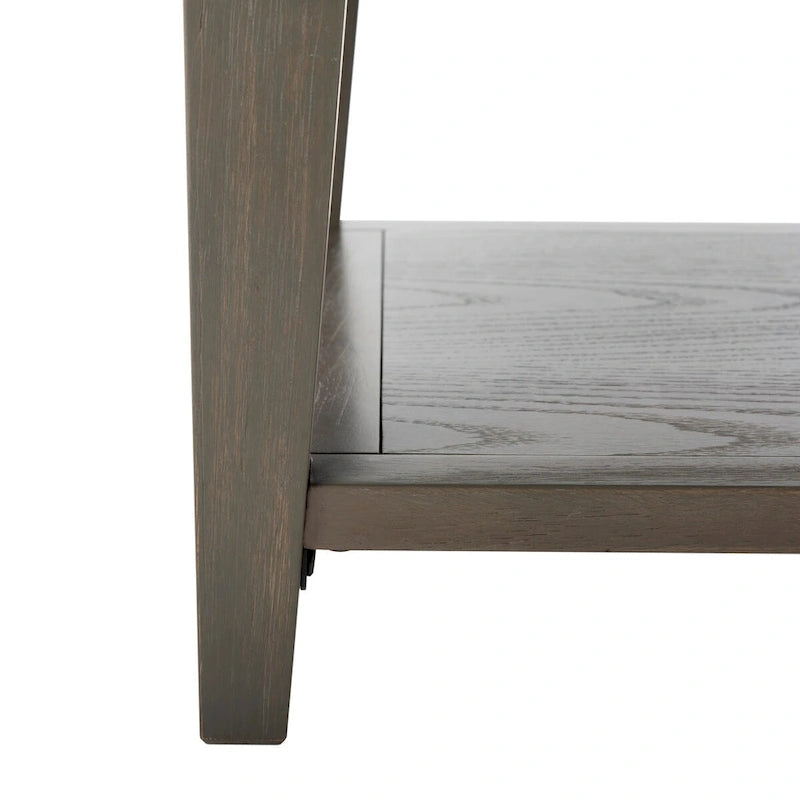 SAFAVIEH Tressie Sepia Traditional Rectangle Coffee Table - 54 x 23.6 x 19.3 - 54Wx24Dx19H
