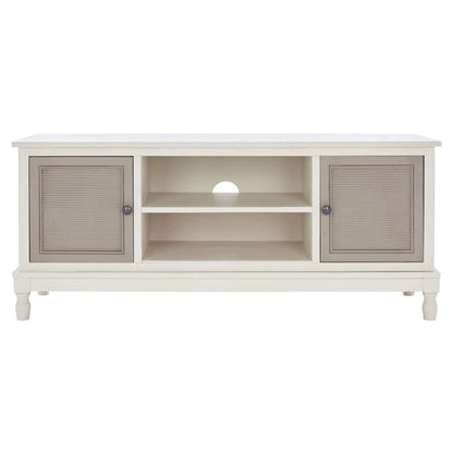 SAFAVIEH Ashlea 2 Door 1 Shelf Media Stand - 47 W x 16 D x 20 H - 47Wx16Dx20H