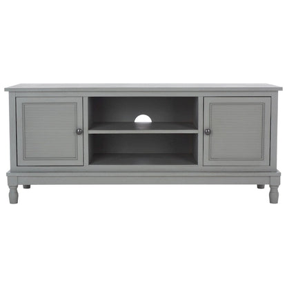 SAFAVIEH Ashlea 2 Door 1 Shelf Media Stand - 47 W x 16 D x 20 H - 47Wx16Dx20H