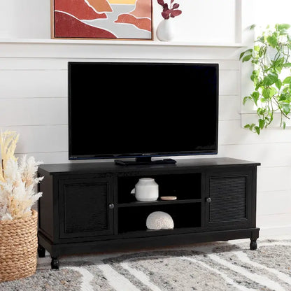 SAFAVIEH Ashlea 2 Door 1 Shelf Media Stand - 47 W x 16 D x 20 H - 47Wx16Dx20H