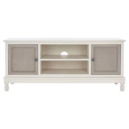 SAFAVIEH Ashlea 2 Door 1 Shelf Media Stand - 47 W x 16 D x 20 H - 47Wx16Dx20H