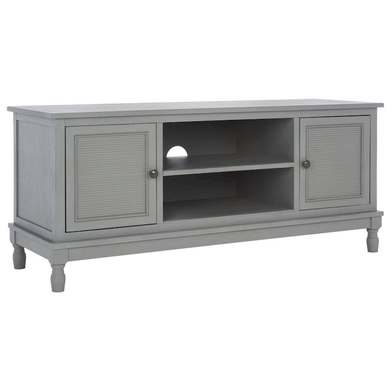 SAFAVIEH Ashlea 2 Door 1 Shelf Media Stand - 47 W x 16 D x 20 H - 47Wx16Dx20H