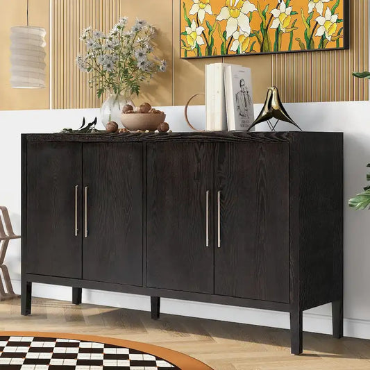 Storage Cabinet Sideboard Wooden Cabinet with Shelves for Living room