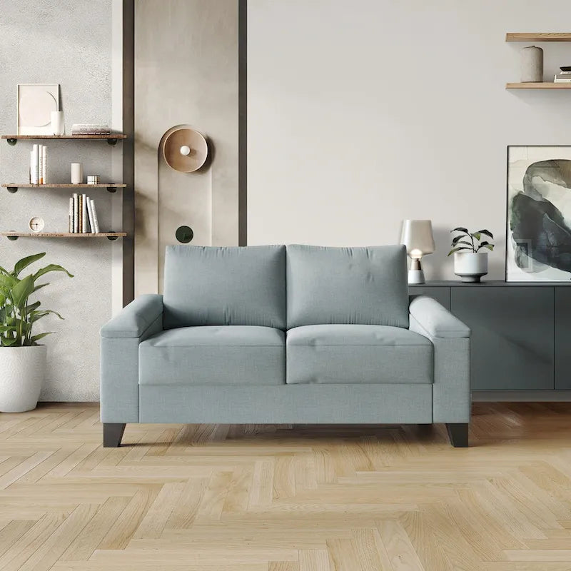 CraftPorch Simple Style Linen Upholstered Loveseat