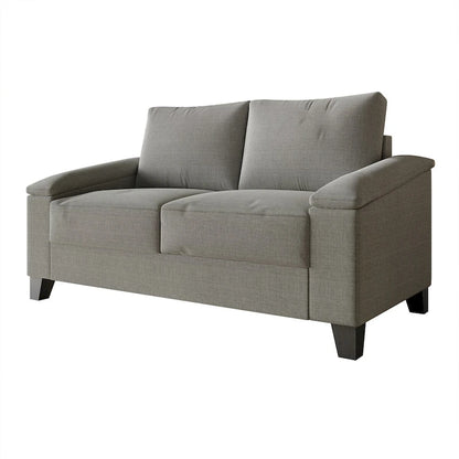 CraftPorch Simple Style Linen Upholstered Loveseat