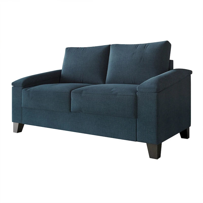 CraftPorch Simple Style Linen Upholstered Loveseat