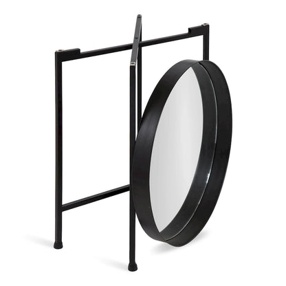 Kate and Laurel Celia Round Metal Side Table - 18.25x18.25x22