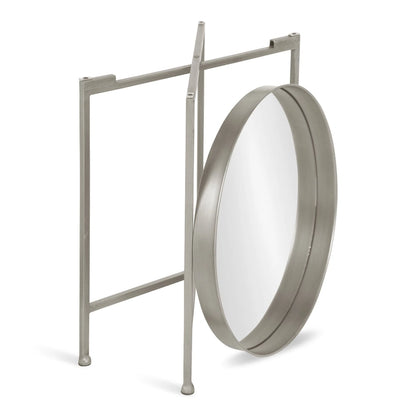 Kate and Laurel Celia Round Metal Side Table - 18.25x18.25x22
